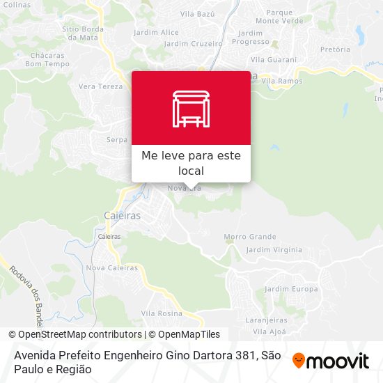 Avenida Prefeito Engenheiro Gino Dartora 381 mapa