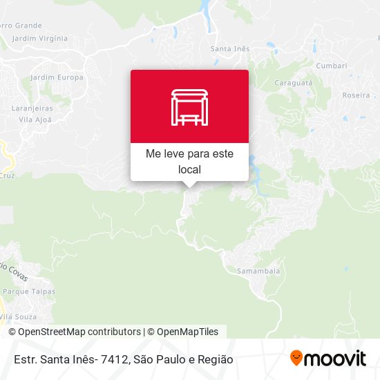 Estr. Santa Inês- 7412 mapa