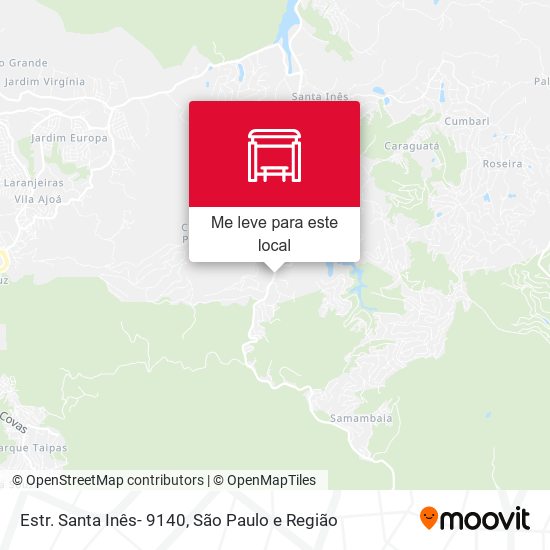 Estr. Santa Inês- 9140 mapa