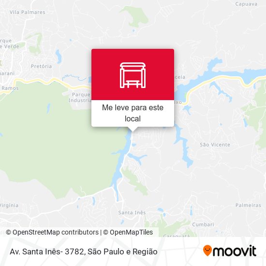 Av. Santa Inês- 3782 mapa