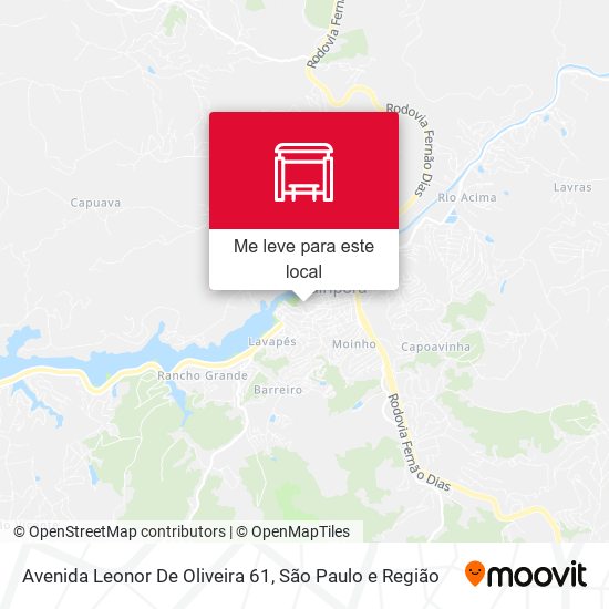 Avenida  Leonor De Oliveira 61 mapa