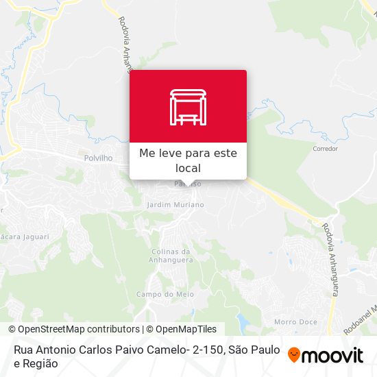 Rua Antonio Carlos Paivo Camelo- 2-150 mapa