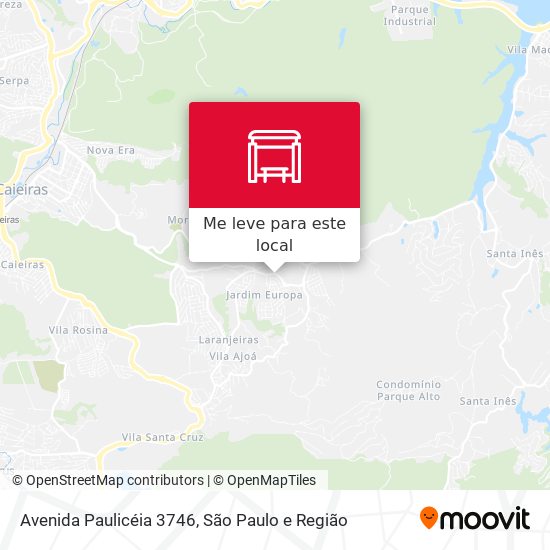 Avenida Paulicéia 3746 mapa