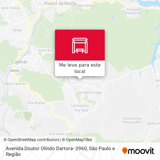 Avenida Doutor Olindo Dartora- 3960 mapa