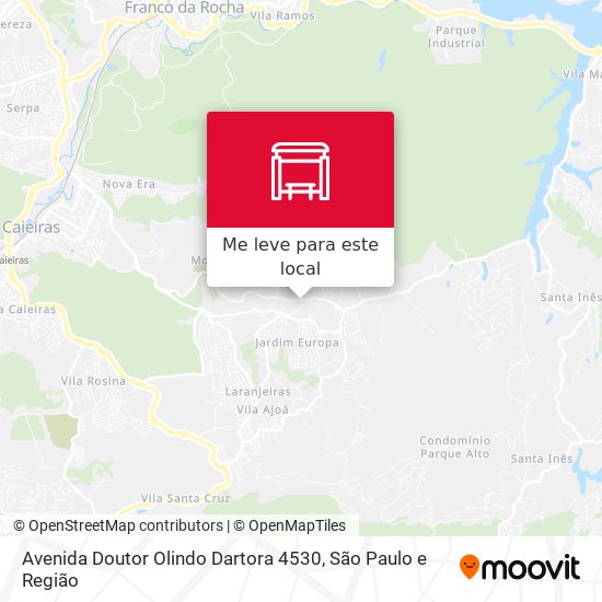 Avenida Doutor Olindo Dartora 4530 mapa