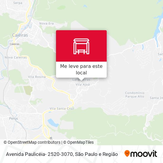 Avenida Paulicéia- 2520-3070 mapa