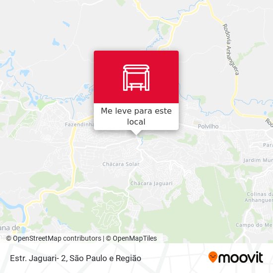 Estr. Jaguari- 2 mapa