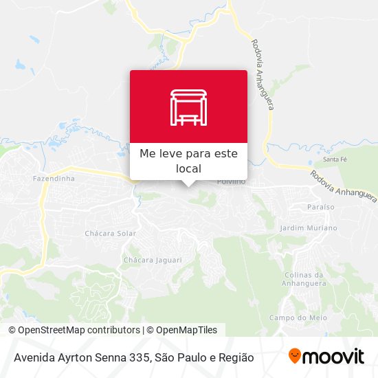 Avenida Ayrton Senna 335 mapa
