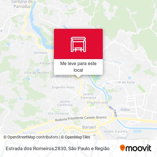 Estrada dos Romeiros,2830 mapa