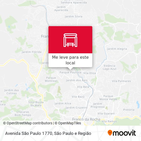 Avenida São Paulo 1770 mapa