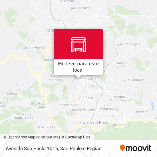 Avenida São Paulo 1015 mapa