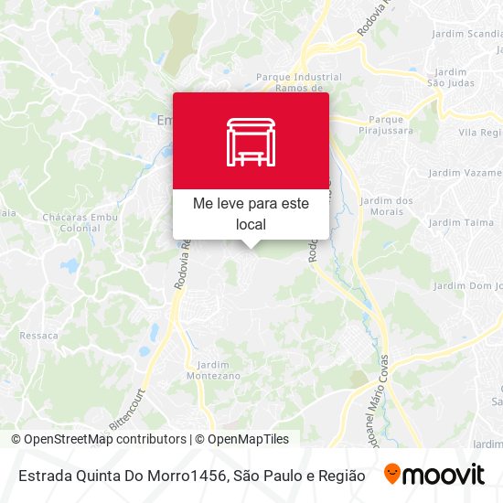 Estrada Quinta Do Morro1456 mapa