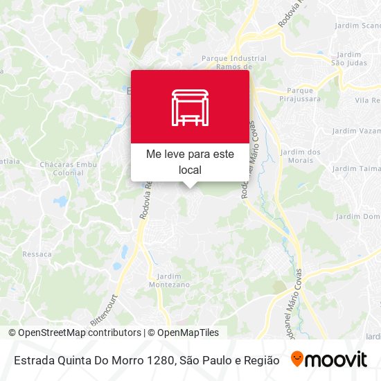 Estrada Quinta Do Morro 1280 mapa