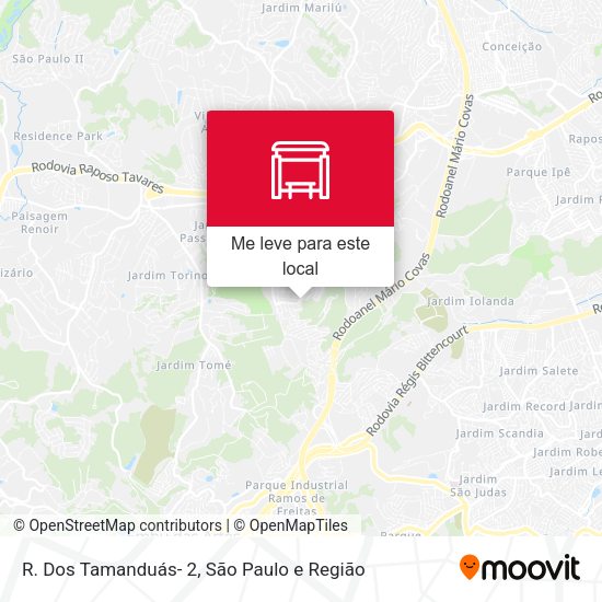 R. Dos Tamanduás- 2 mapa