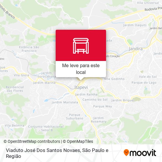 Viaduto José Dos Santos Novaes mapa