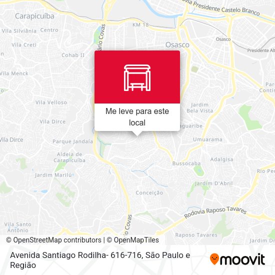 Avenida Santiago Rodilha- 616-716 mapa