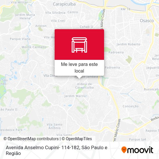 Avenida Anselmo Cupini- 114-182 mapa