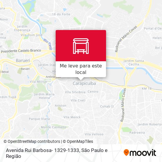 Avenida Rui Barbosa- 1329-1333 mapa