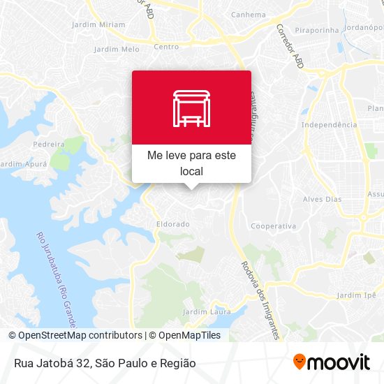 Rua Jatobá 32 mapa