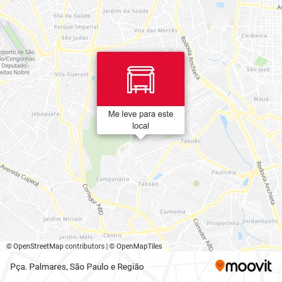 Pça. Palmares mapa