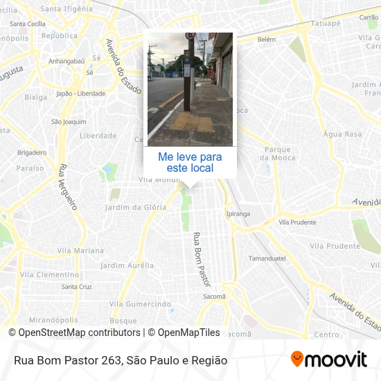 Rua Bom Pastor 263 mapa