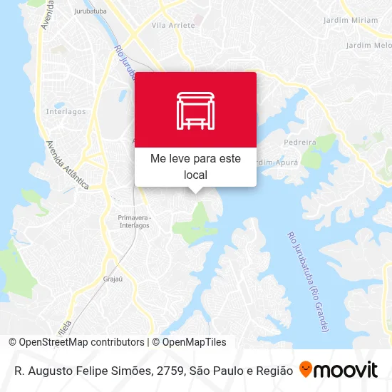 R. Augusto Felipe Simões, 2759 mapa