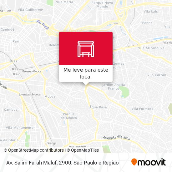 Av. Salim Farah Maluf, 2900 mapa