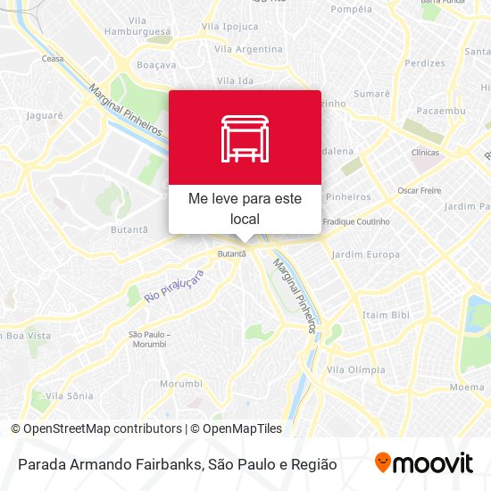 Parada Armando Fairbanks mapa