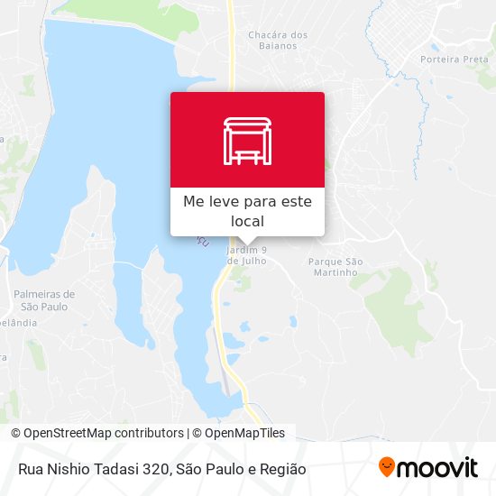 Rua Nishio Tadasi 320 mapa