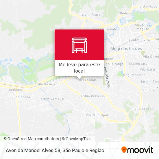 Avenida Manoel Alves 58 mapa