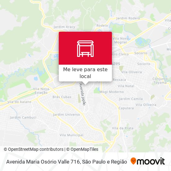 Avenida Maria Osório Valle 716 mapa
