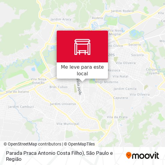 Parada Praca Antonio Costa Filho) mapa