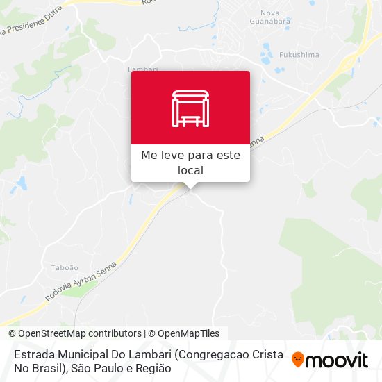 Estrada Municipal Do Lambari (Congregacao Crista No Brasil) mapa