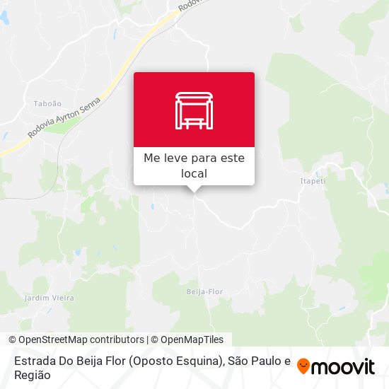 Estrada Do Beija Flor (Oposto Esquina) mapa
