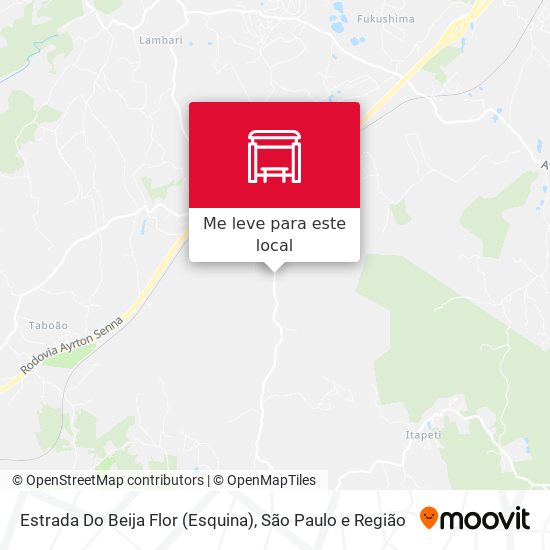 Estrada Do Beija Flor (Esquina) mapa