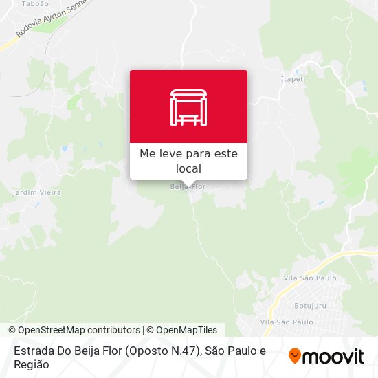 Estrada Do Beija Flor (Oposto N.47) mapa