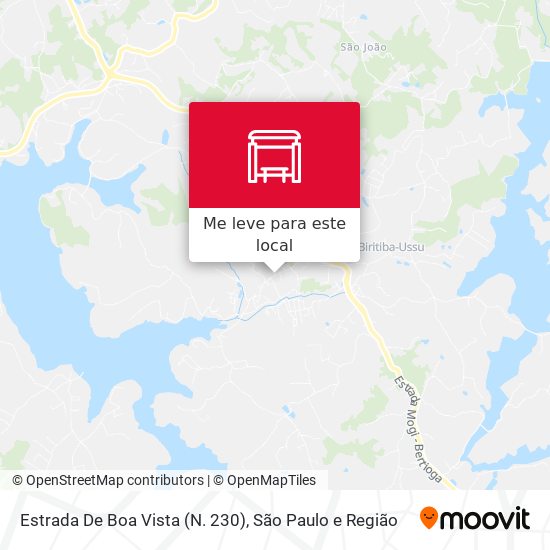 Estrada De Boa Vista (N. 230) mapa