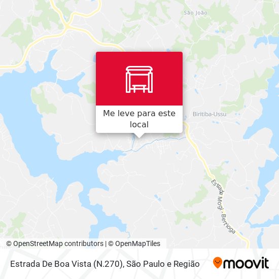 Estrada De Boa Vista (N.270) mapa