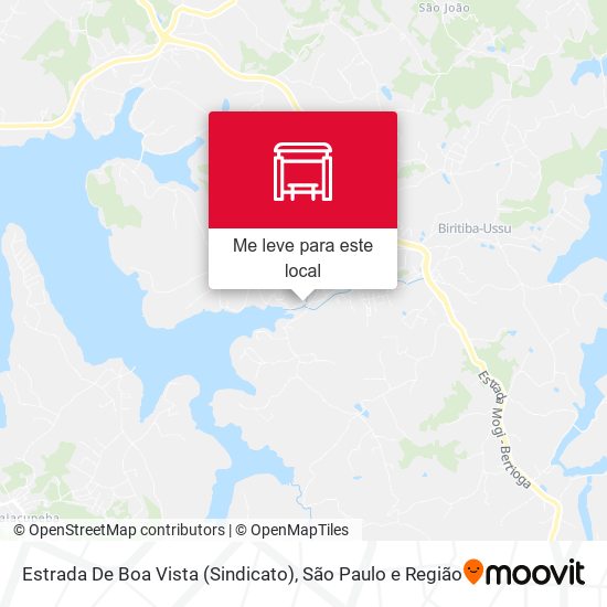 Estrada De Boa Vista (Sindicato) mapa