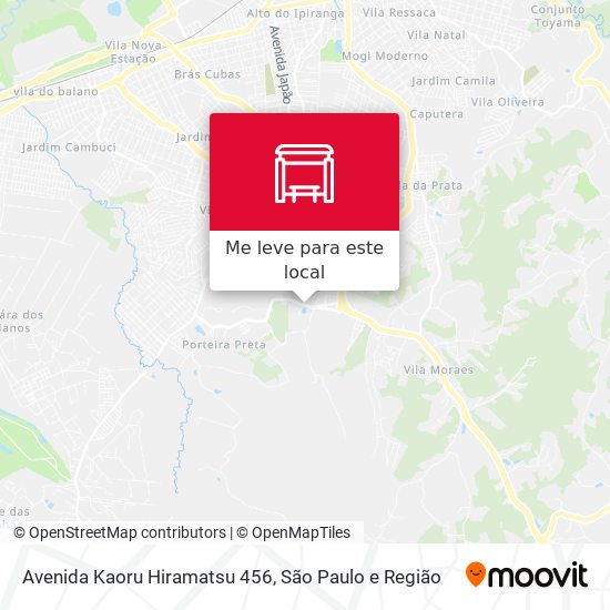 Avenida Kaoru Hiramatsu 456 mapa