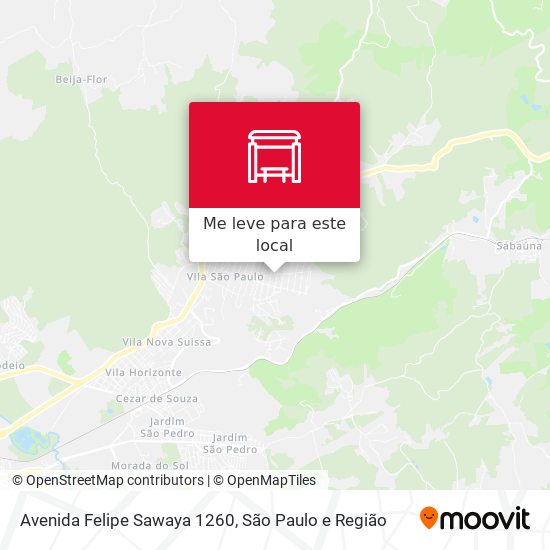 Avenida Felipe Sawaya 1260 mapa