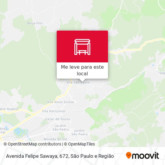 Avenida Felipe Sawaya, 672 mapa
