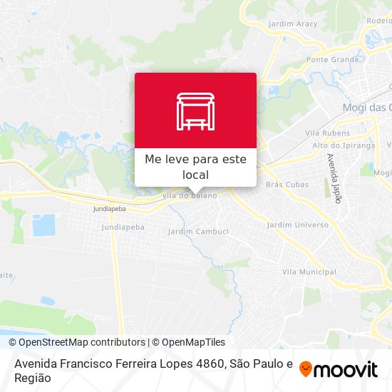 Avenida Francisco Ferreira Lopes 4860 mapa