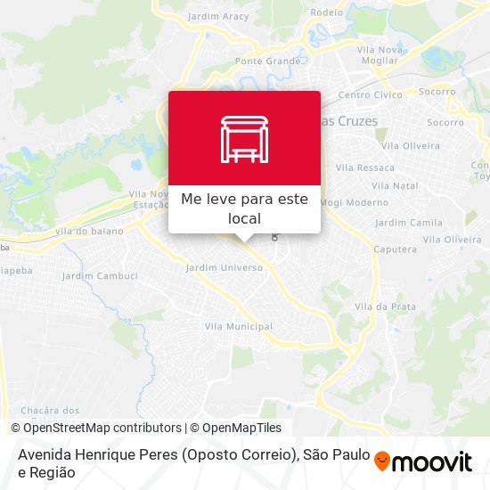 Avenida Henrique Peres (Oposto Correio) mapa
