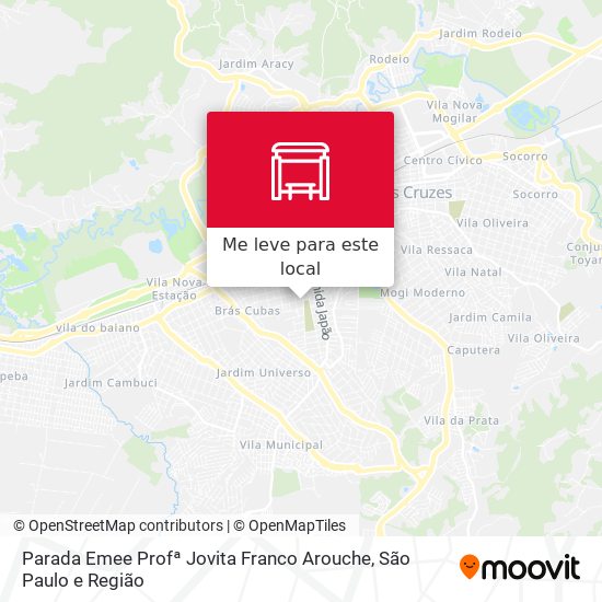 Parada Emee Profª Jovita Franco Arouche mapa