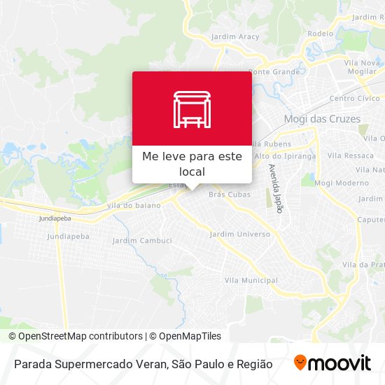 Parada Supermercado Veran mapa