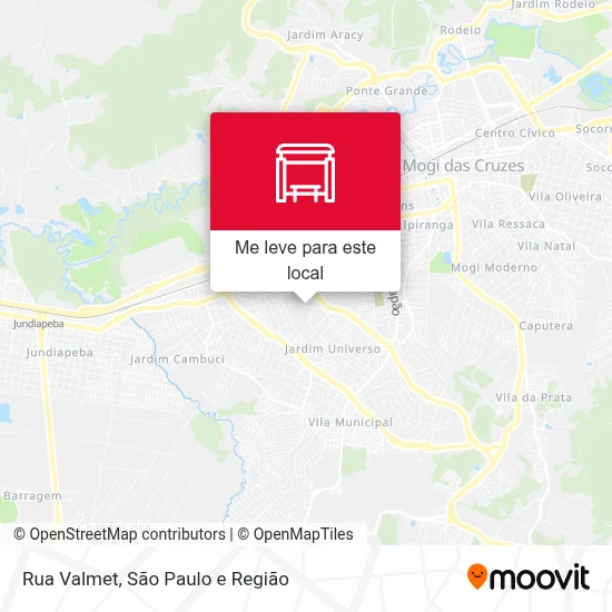 Rua Valmet mapa