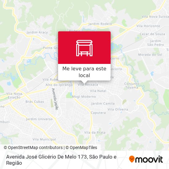 Avenida José Glicério De Melo 173 mapa
