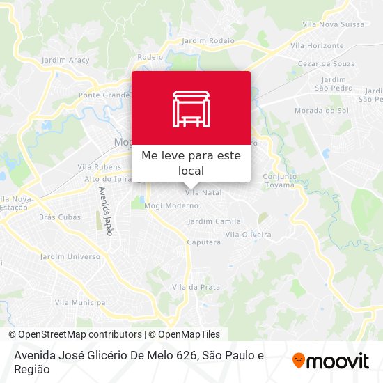 Avenida José Glicério De Melo 626 mapa