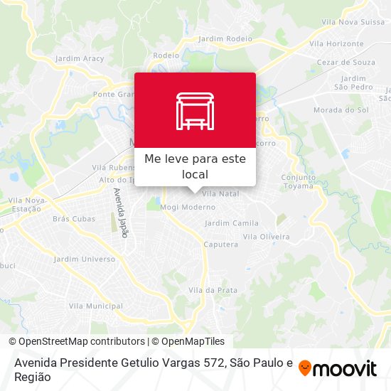 Avenida Presidente Getulio Vargas 572 mapa